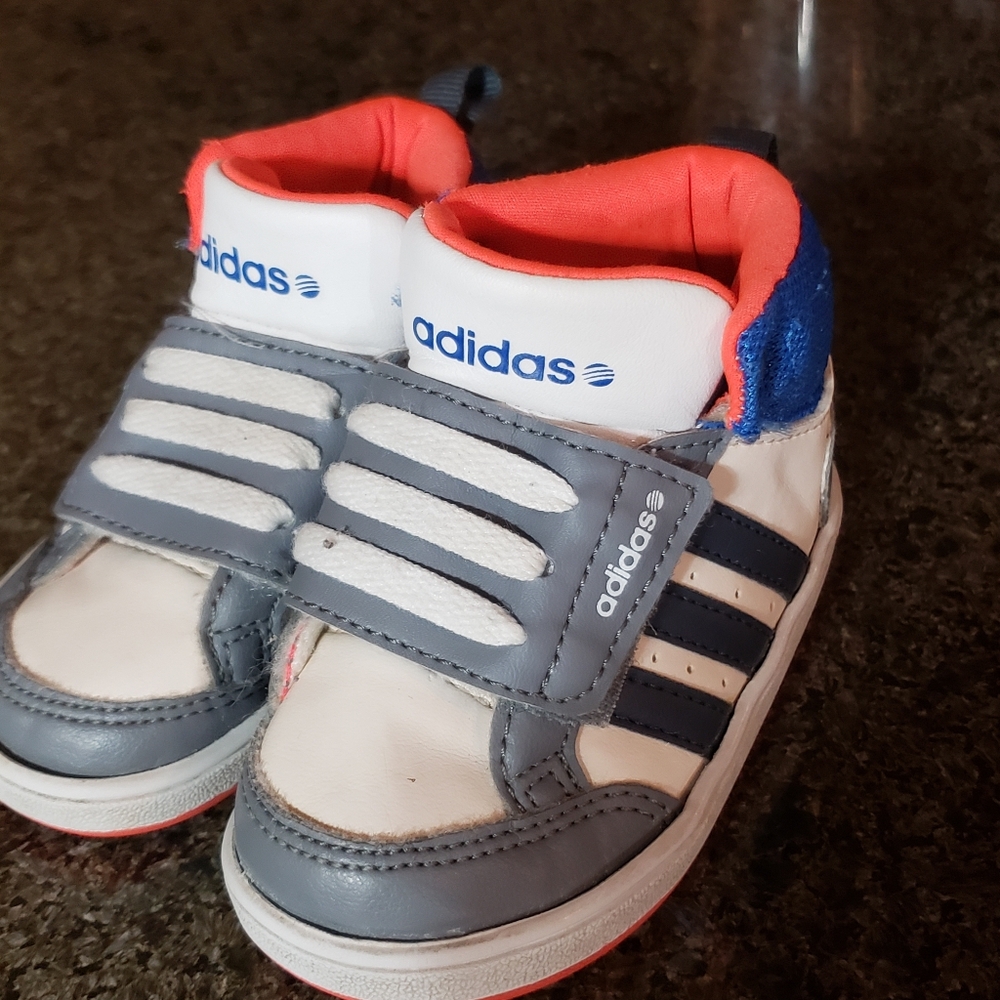 Adidas Infant High Top Trainer Sneakers 4